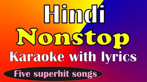 hindi karaoke songs with lyrics youtube